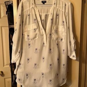 Torrid kitty top size 2